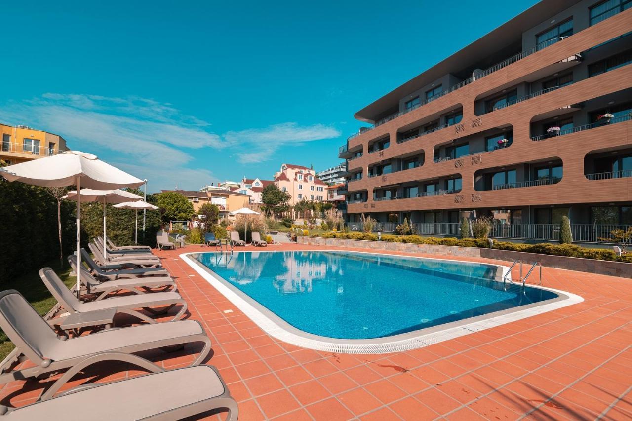 Freddo Apartment - Coral Residence Complex With Parking & Pool 瓦爾納 外观 照片